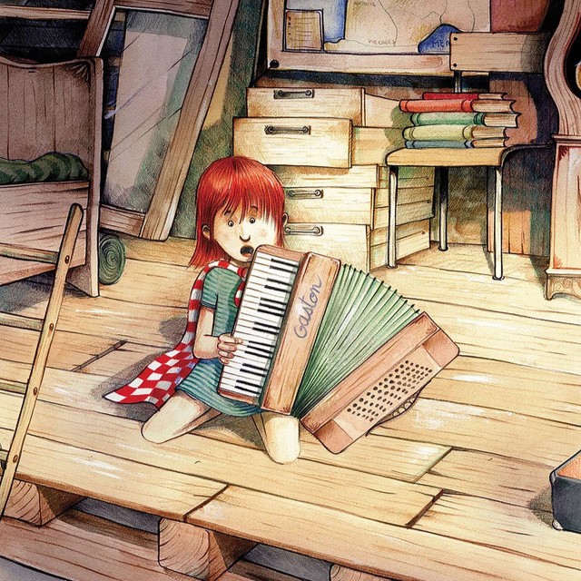 Affiche du spectacle L'accordéon de l'Oncle Gaston